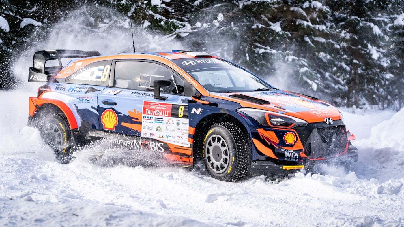 Hyundai triunfa en su preparación para el Artic Rally